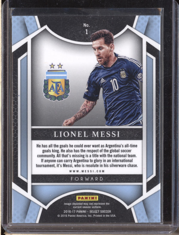 Lionel Messi 2016-17 Panini Select Soccer 1 Select Few