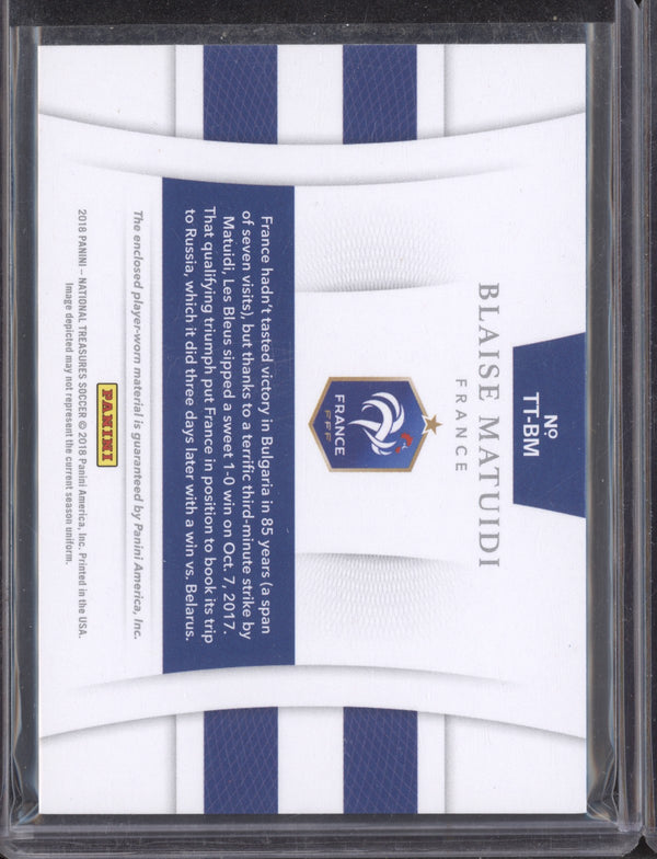 Blaise Matuidi 2018 Panini National Treasures TT-BM Tremendous Treasures 70/99