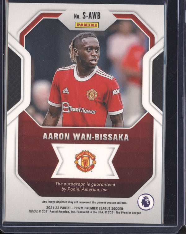 Aaron Wan-Bissaka 2021-22 Panini Prizm Premier League Signatures