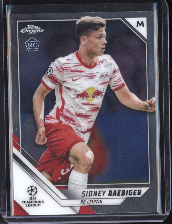 Sidney Raebiger 2021/22 Topps Chrome UEFA Champions League RC