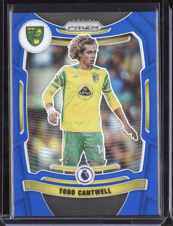 Todd Cantwell 2021-22 Panini Prizm Premier League Blue 161/340