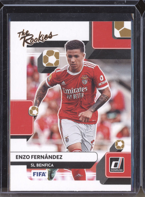 Enzo Fernandez 2022-23 Panini Donruss Soccer 17 The Rookies RC