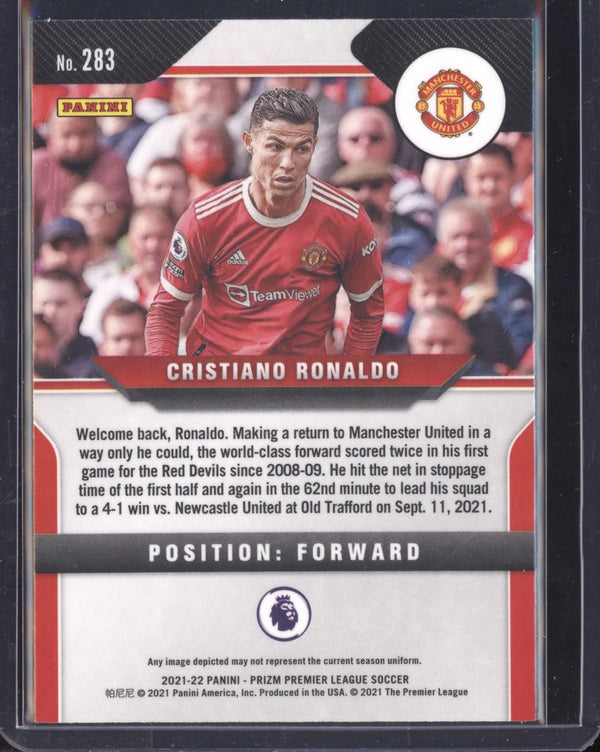 Cristiano Ronaldo 2021-22 Panini Prizm Premier League