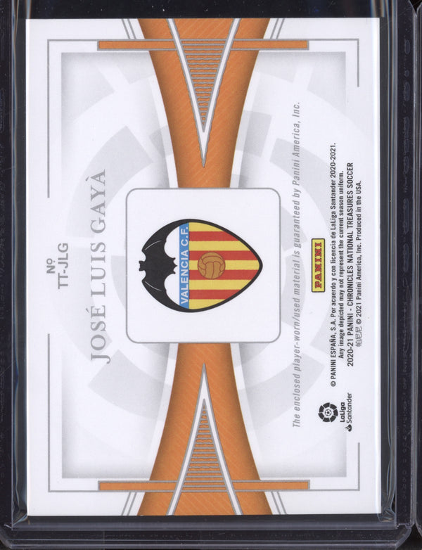 Jose Gaya 2020/21 Panini Chronicles National Treasures Treasured Threads 222/500