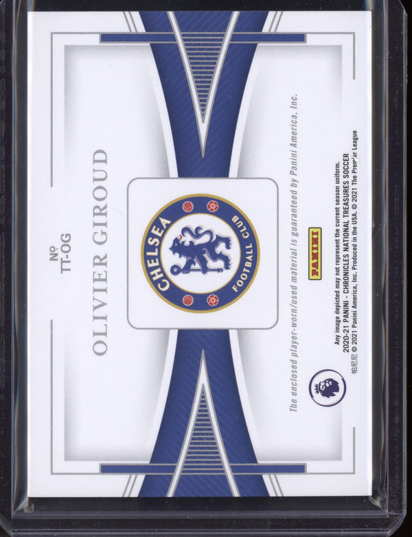 Olivier Giroud 2020/21 Panini National Treasures Treasured Threads 422/500