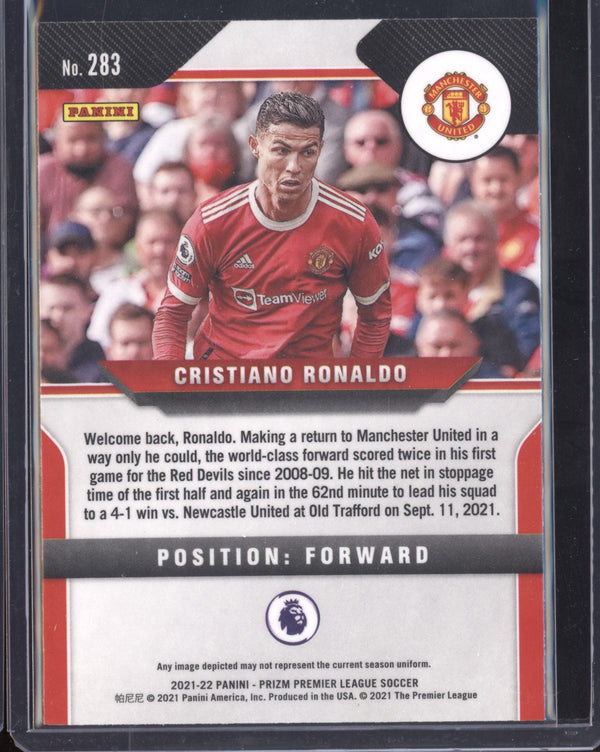 Cristiano Ronaldo 2021-22 Panini Prizm Premier League