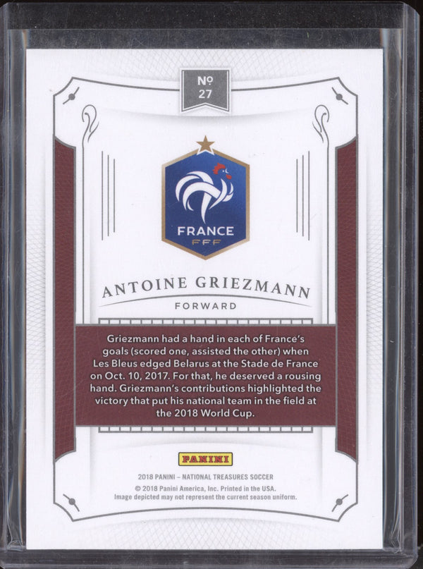 Antoine Griezmann 2018 Panini National Treasures 27 Bronze 21/25