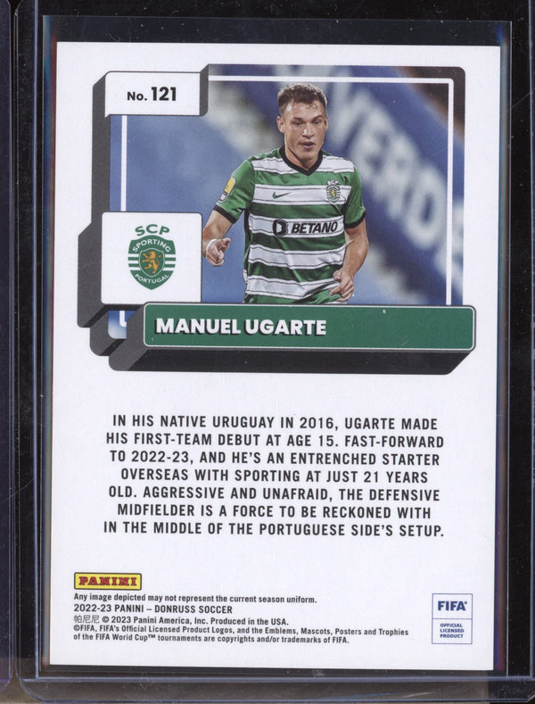 Manuel Ugarte 2022-23 Panini Donruss Soccer 121 Gold 9/10