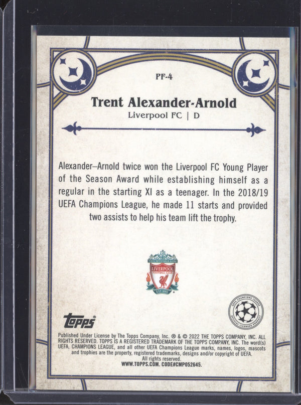 Trent Alexander-Arnold 2022 Toops Merlin PF-4 Prophecy Fulfilled