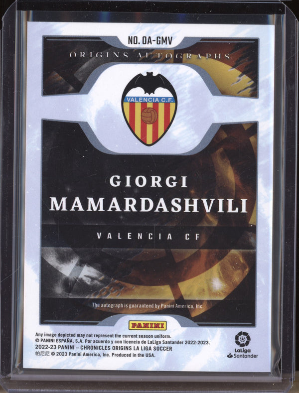 Giorgi Mamardashvili 2022-23 Panini Chronicles Soccer Origins Auto RC 96/139