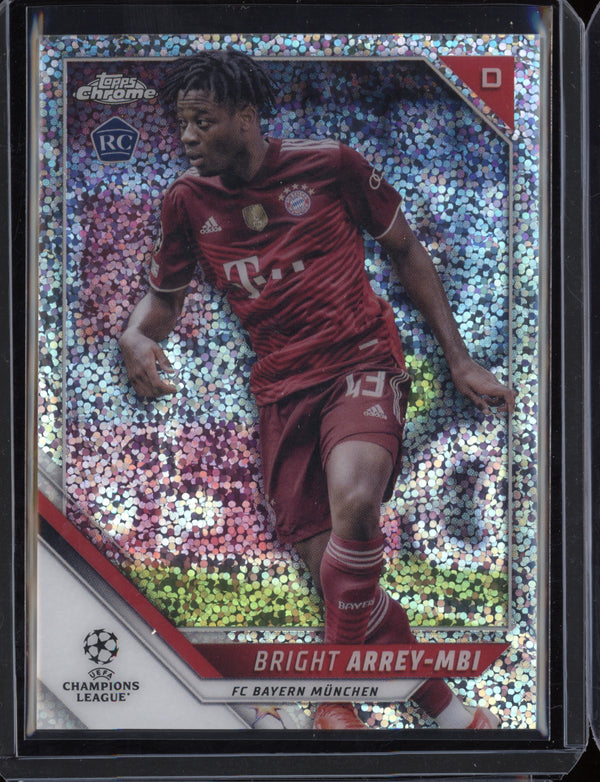 Bright Arrey-Mbi 2021/22 Topps Chrome UEFA Champions League Sparkle RC