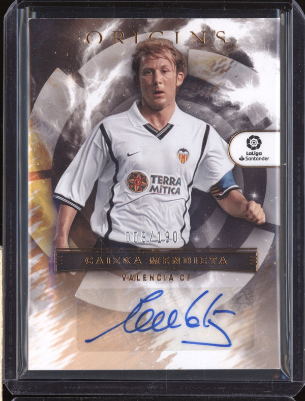 Gaizka Mendieta 2022-23 Panini Chronicles Soccer OA-GAI Origins Auto 9/190