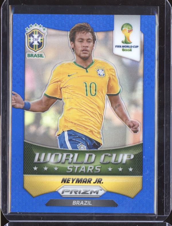 Neymar Jr 2014 Panini Prizm World Cup 7 World Cup Stars Blue 11/199