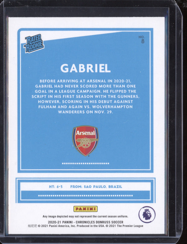 Gabriel 2020-21 Panini Chronicles Soccer 8 Donruss Purple Astro