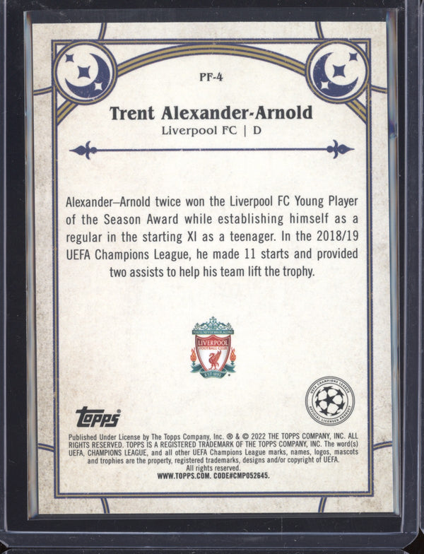 Trent Alexander-Arnold 2022 Toops Merlin PF-4 Prophecy Fulfilled