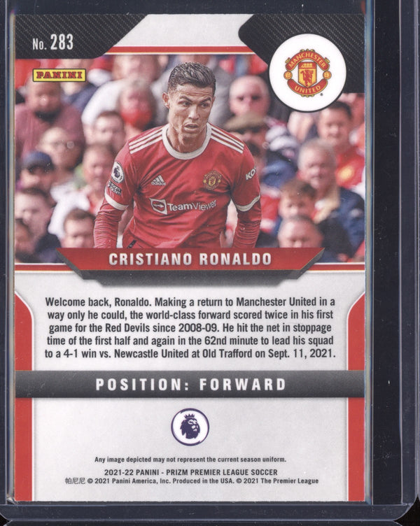 Cristiano Ronaldo 2021-22 Panini Prizm Premier League