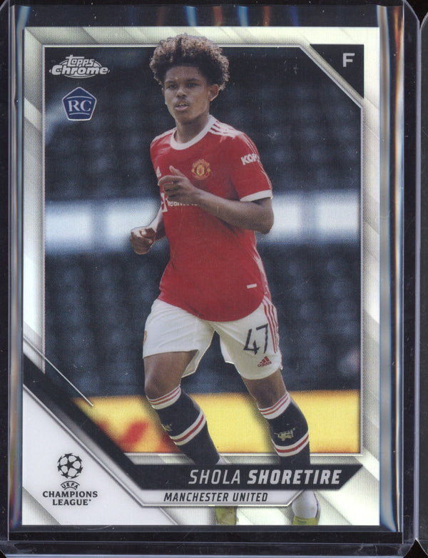 Shola Shoretire 2021/22 Topps Chrome UEFA Champions League Refractor RC