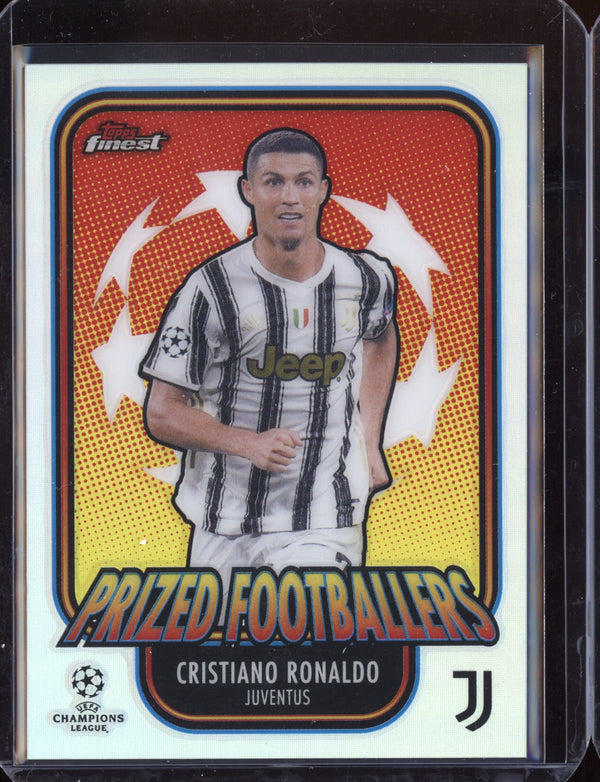 Cristiano Ronaldo 2021 Topps Finest Champions League Prized Footballers