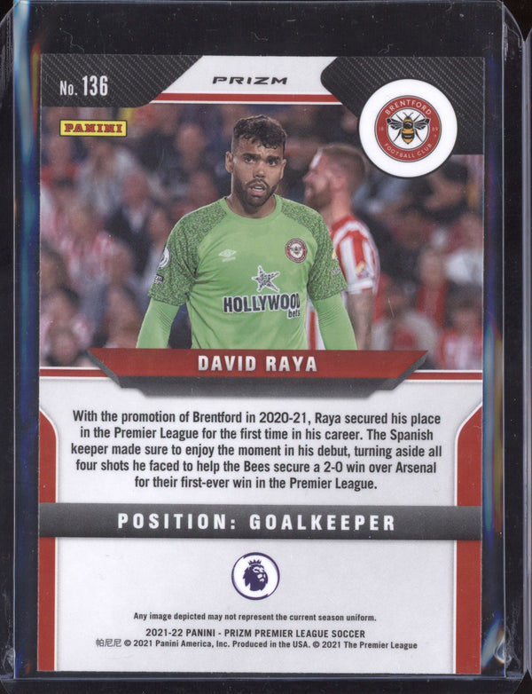 David Raya 2021/22 Panini Prizm Silver RC