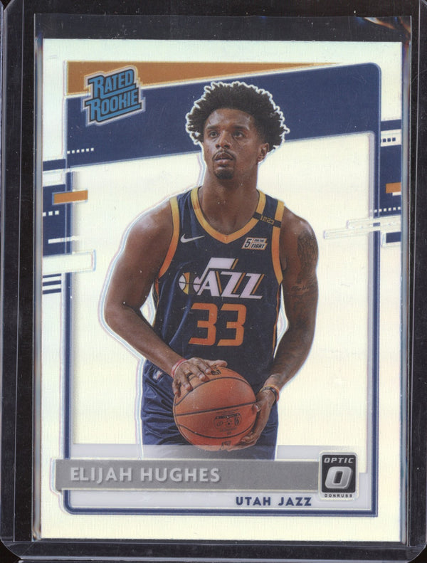 Elijah Hughes 2020-21 Panini Donruss Optic 192 Holo