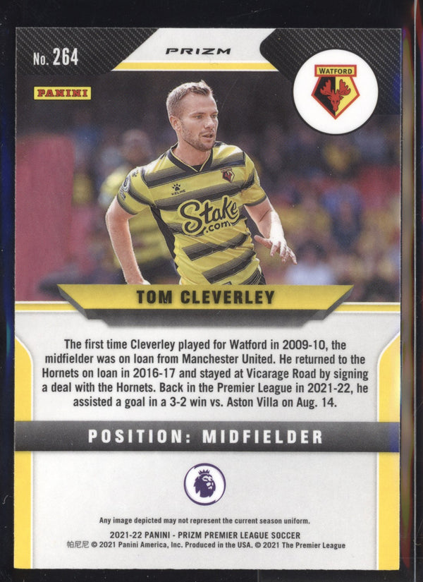 Tom Cleverley 2021-22 Panini Prizm Premier League Multicolor