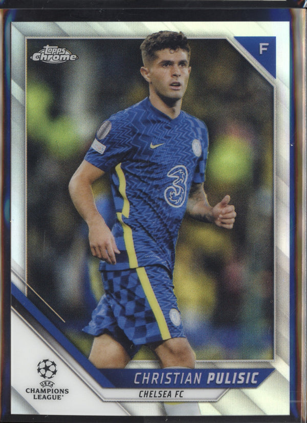 Christian Pulisic 2021/22 Topps Chrome UEFA Champions League Refractor