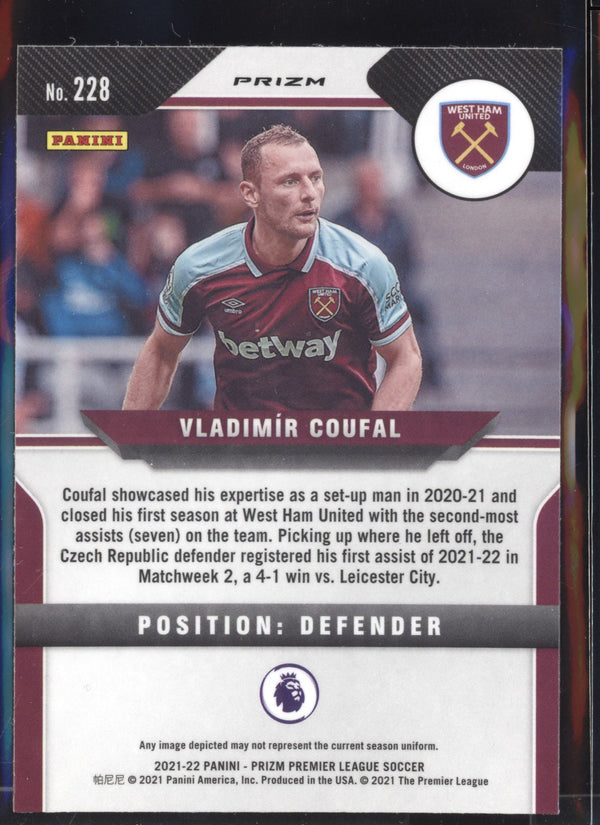 Vladimir Coufal 2021-22 Panini Prizm Premier League Hyper