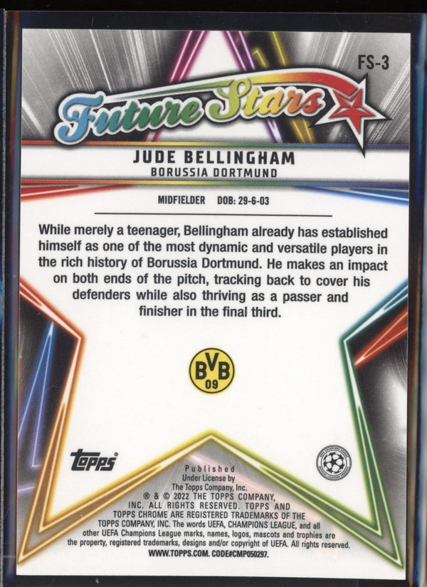 Jude Bellingham 2021/22 Topps Chrome UCL Future Stars