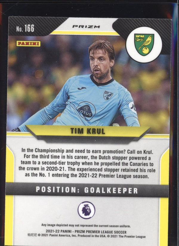 Tim Krul 2021-22 Panini Prizm Premier League Hyper