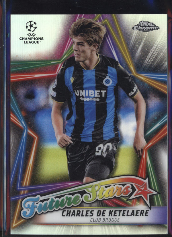 Charles De Ketelaere 2021/22 Topps Chrome UCL Future Stars