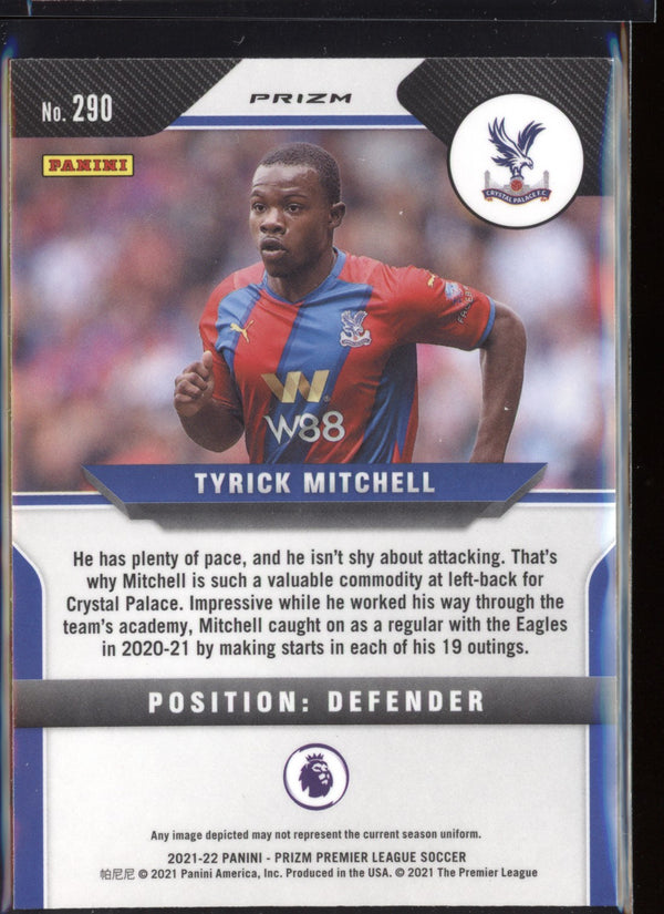 Tyrick Mitchell 2021-22 Panini Prizm Premier League Hyper