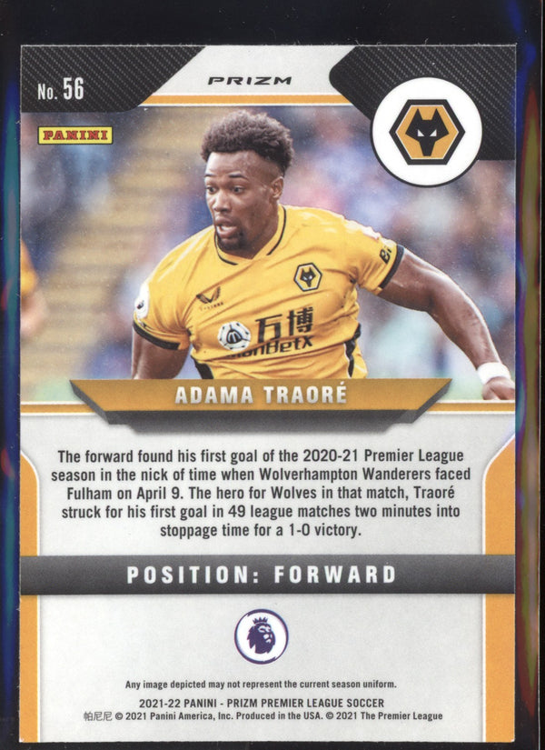 Adama Traore 2021-22 Panini Prizm Premier League Multicolor