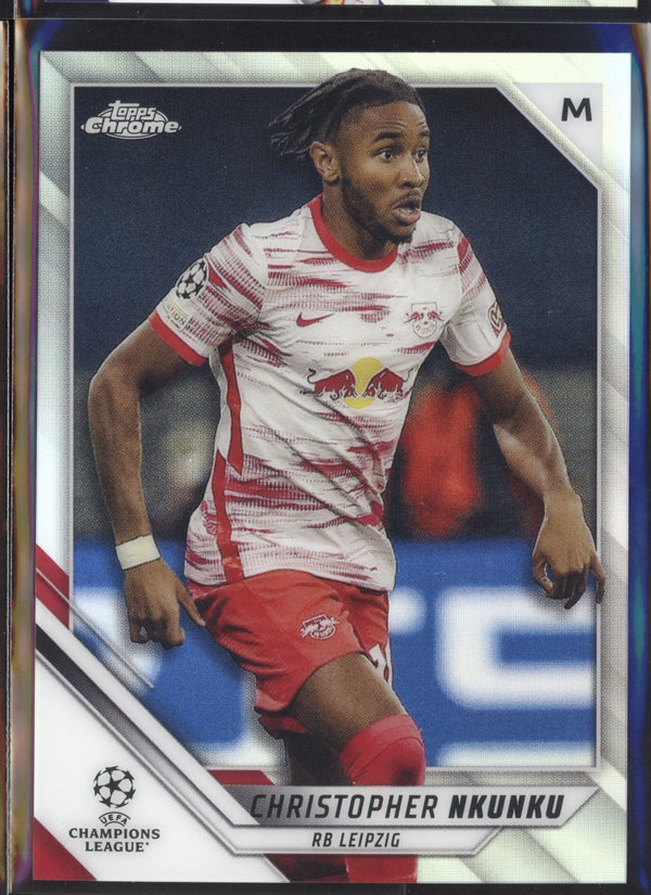 Christopher Nkunku 2021/22 Topps Chrome UEFA Champions League Refractor