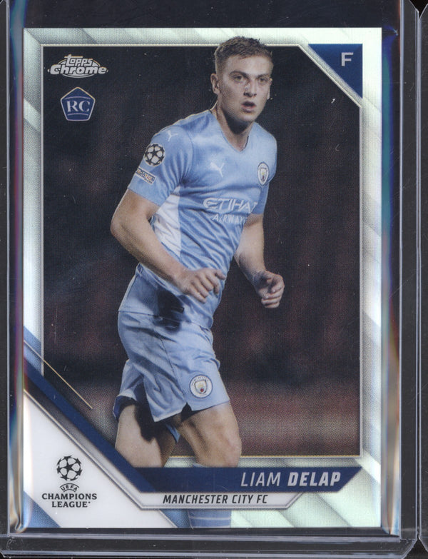 Liam Delap 2021/22 Topps Chrome UEFA Champions League Refractor RC