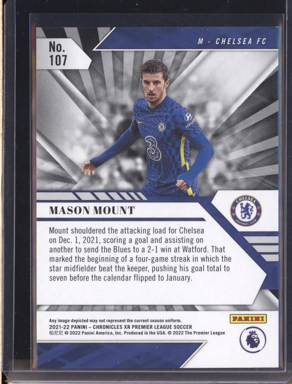 Mason Mount 2021-22 Panini Chronicles Soccer 107 XR Blue 30/99