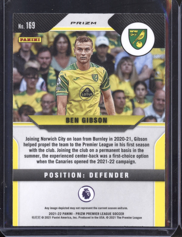 Ben Gibson 2021/22 Panini Prizm Silver RC