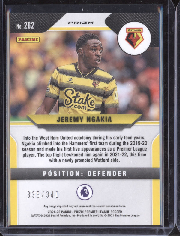 Jeremy Ngakia 2021-22 Panini Prizm PL 262 Blue RC 335/340