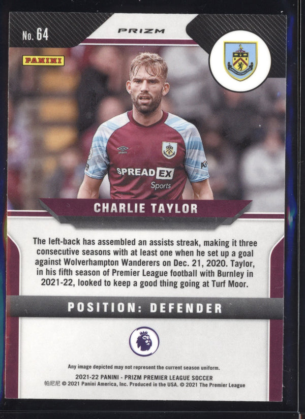 Charlie Taylor 2021-22 Panini Prizm Premier League Multicolor