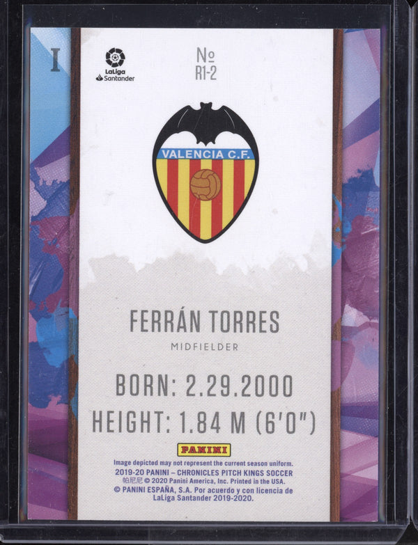 Ferran Torres 2019-20 Panini Chronicles Pitch Kings  Level 1 RC