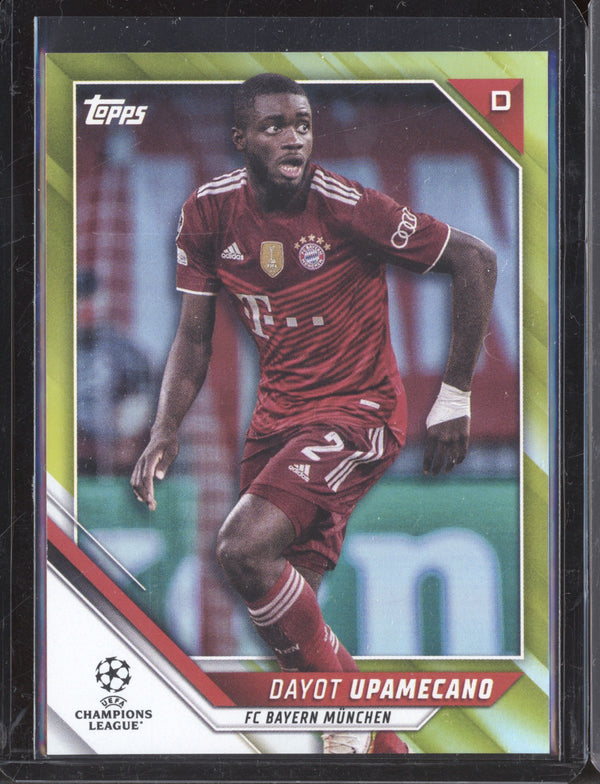 Dayot Upamecano 2021-22 Topps UEFA CL Yellow 223/250