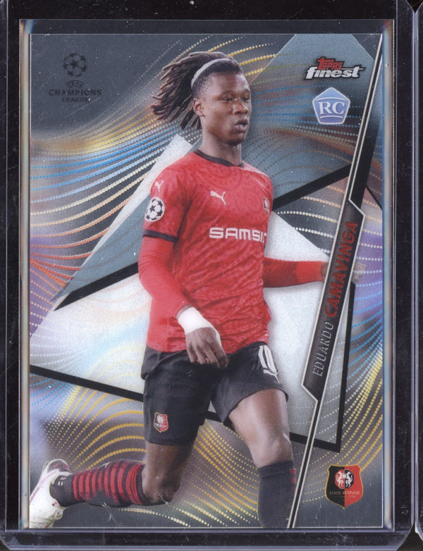 Eduardo Camavinga 2021 Topps Finest Champions League RC