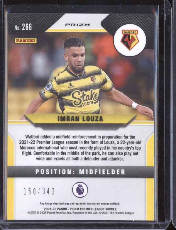 Imran Louza 2021-22 Panini Prizm PL 266 Blue RC 150/340