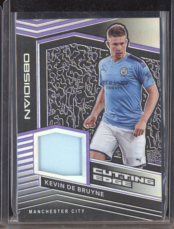 Kevin De Bruyne 2019-20 Panini Obsidian Soccer CE-KDB Cutting Edge Jersey 9/75