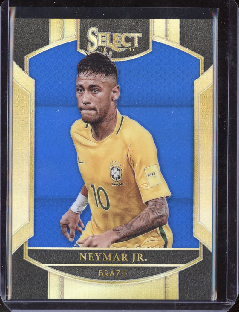 Neymar JR. 2016 Panini Select Soccer Terrace Blue 89/299 - The