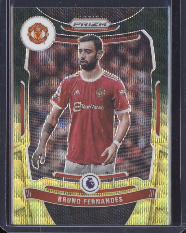 Bruno Fernandes 2021-22 Panini Prizm Premier League MultiColour Prizm