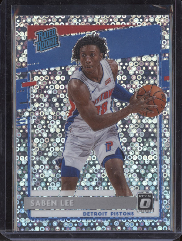 Saben Lee 2020-21 Panini Donruss Optic 191 Fast Break Holo