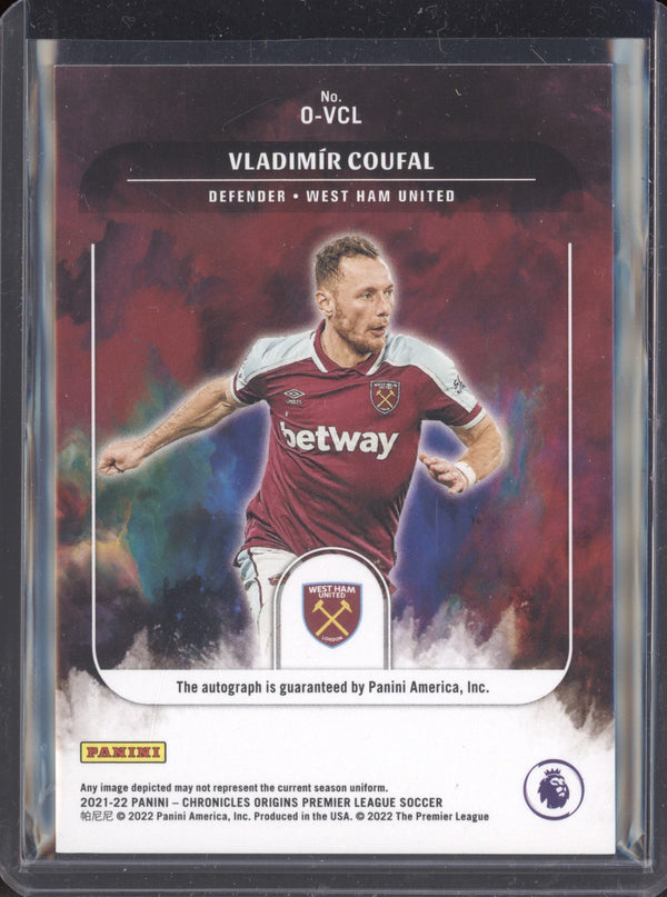 Vladimir Coufal 2021-22 Panini Chronicles Soccer Origins Auto Premier League 120/289