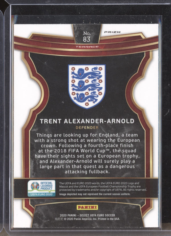 Trent Alexander-Arnold 2020 Panini Select Euro 83 Terrace Silver