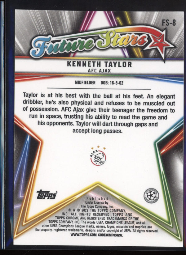 Kenneth Taylor 2021/22 Topps Chrome UCL Future Stars