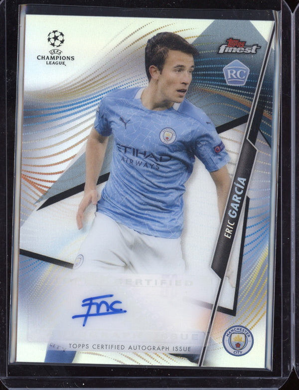 Eric Garcia 2021 Topps Finest Champions League Autograph RC